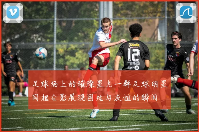 足球场上的璀璨星光一群足球明星同框合影展现团结与友谊的瞬间